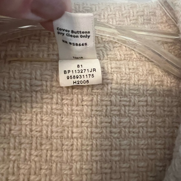 Excellent Condition Womens BP Woven Peacoat size Large colors light cream&tan - Picture 8 of 13